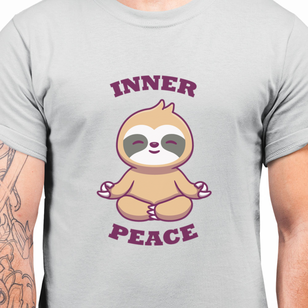 Inner Peace, Outer Strength, Peace Shirt, Positive Shirt, Yoga Shirt women,  Meditation Shirt, Yoga T-shirt men, Namaste Shirt, Gift for her Sticker  for Sale by NOMADSLAND